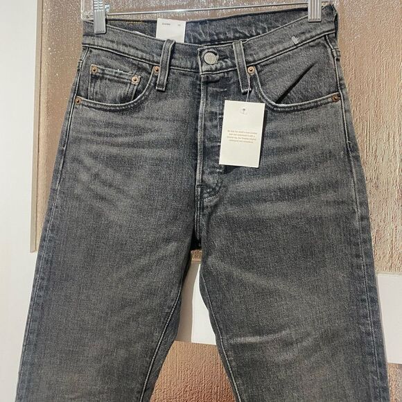 NWT Levi’s Skinny Filiforme 501 Black Wash - Picture 5 of 6